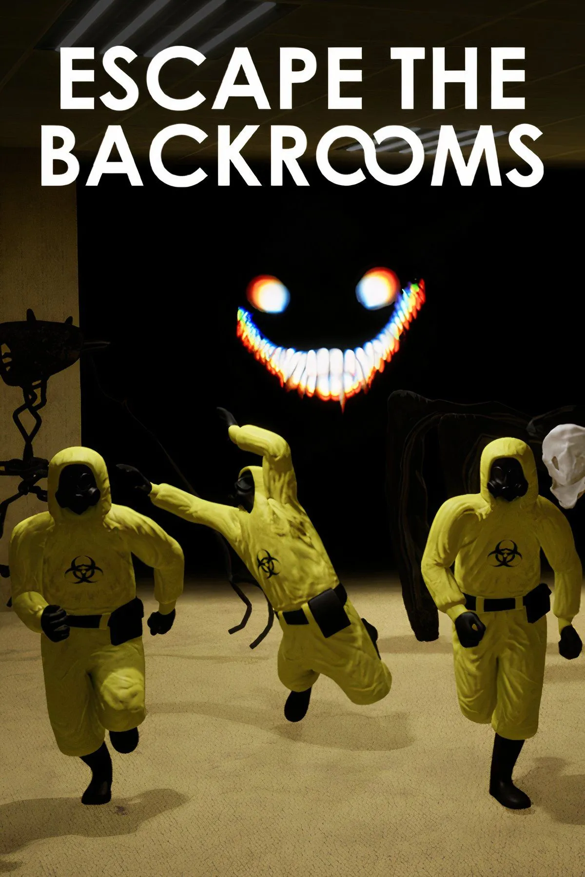 Hình ảnh người chơi khám phá môi trường đáng sợ trong Escape The Backrooms, tựa game kinh dị co-op đa người chơi trên PC.