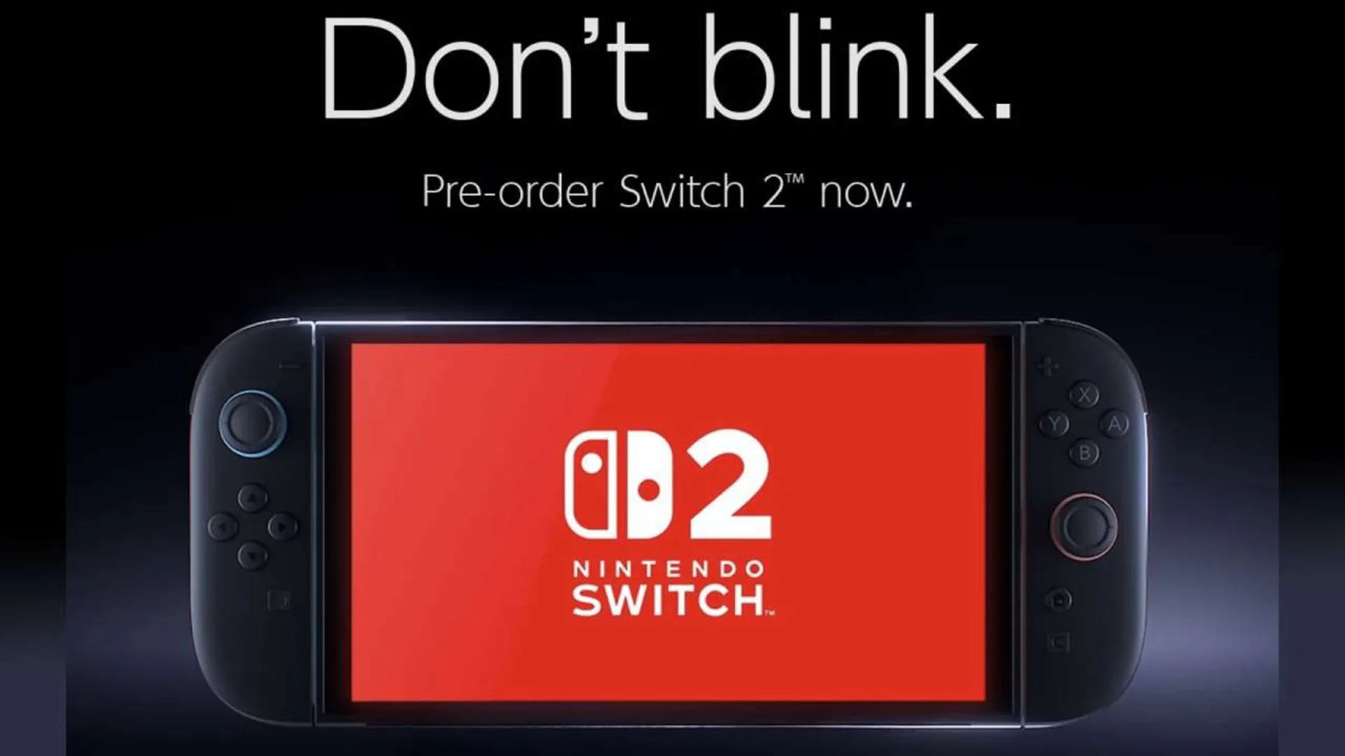 Hình ảnh quảng cáo GameStop kêu gọi đặt trước Nintendo Switch 2, làm nổi bật các vấn đề phát sinh