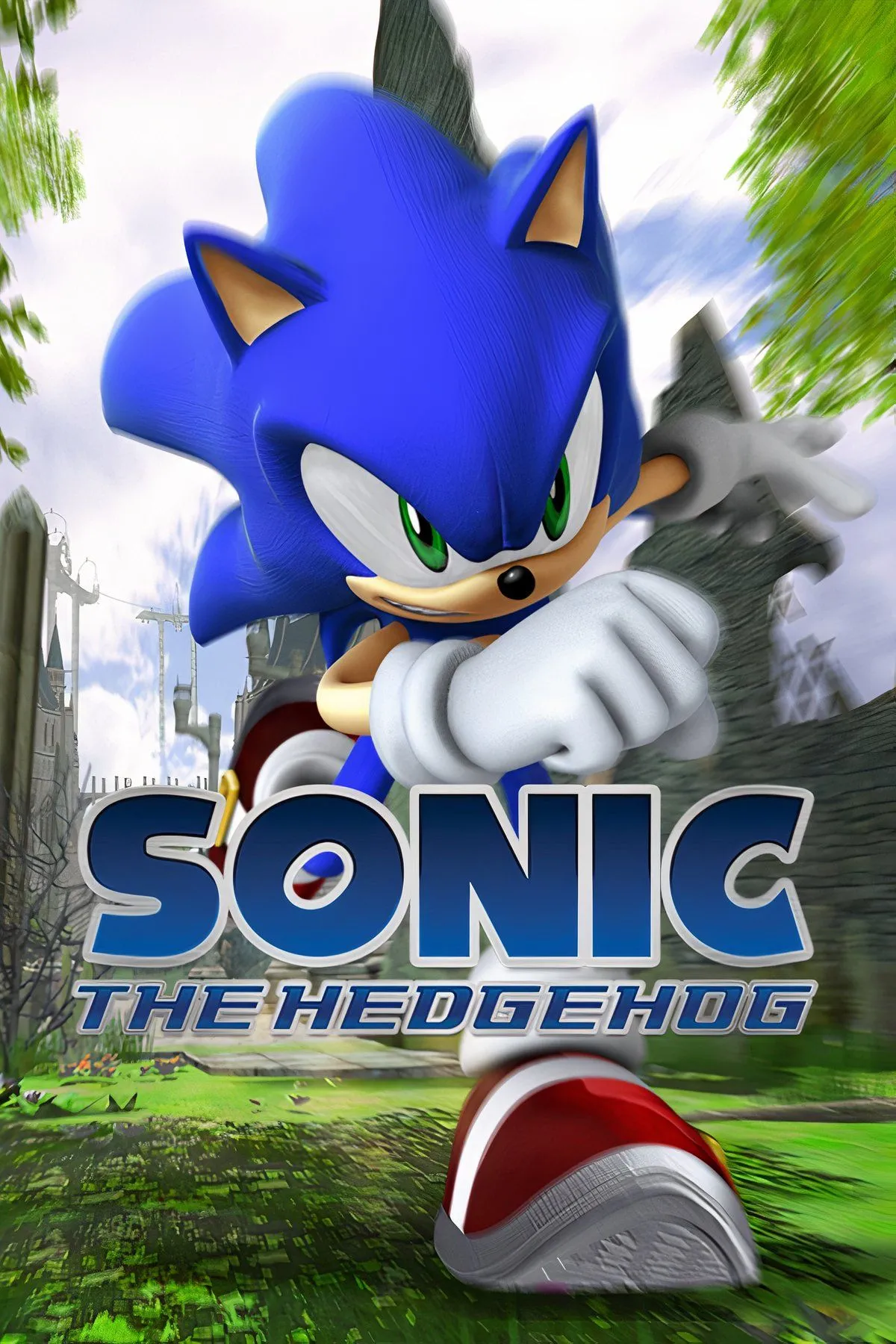 Hình ảnh tổng hợp các nhân vật Sonic, Shadow và Silver trong Sonic the Hedgehog (2006), đại diện cho dàn anh hùng chính.