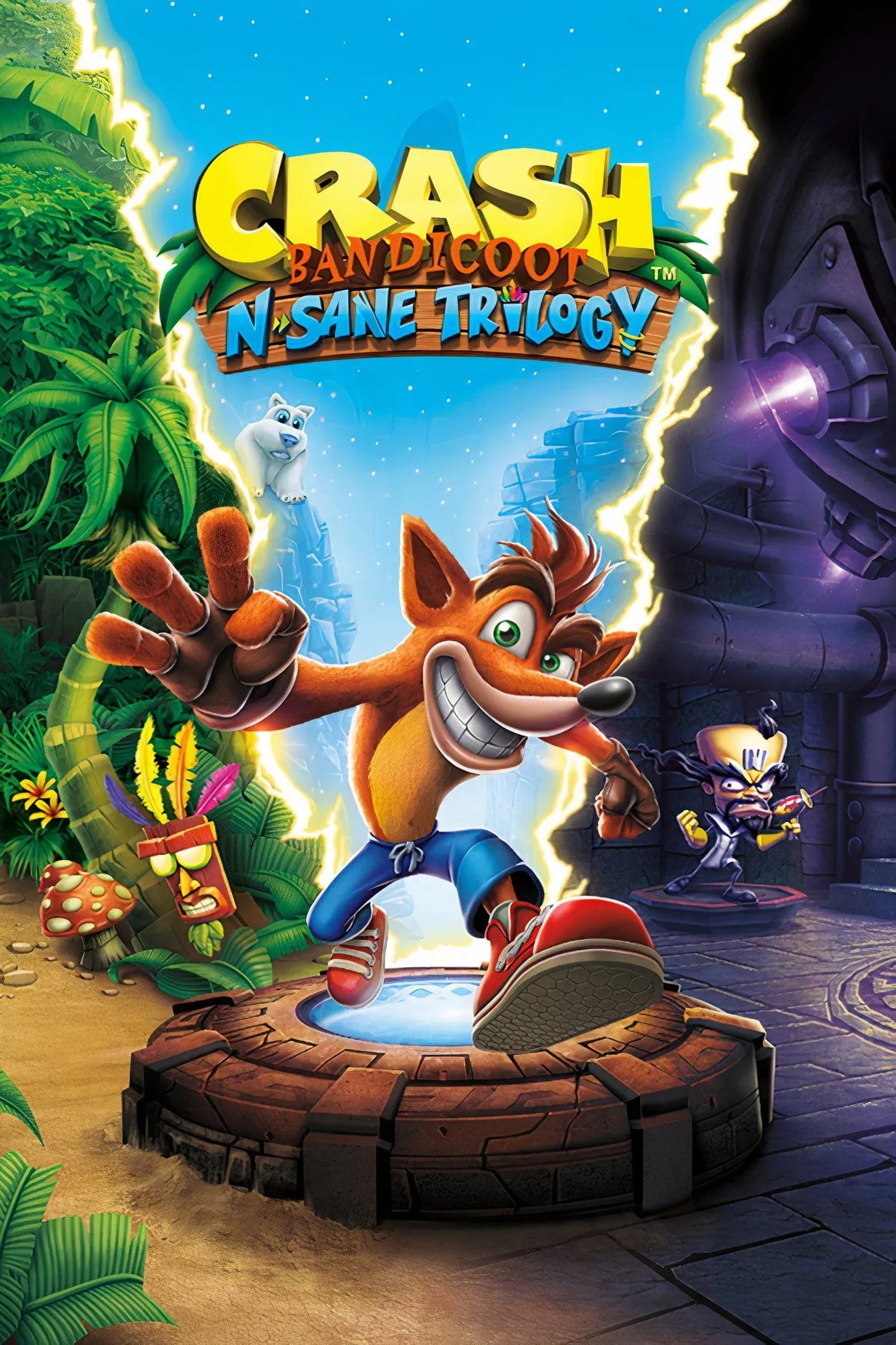 Hình ảnh trong game Crash Bandicoot N. Sane Trilogy với đồ họa được làm lại đẹp mắt