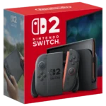 Hộp máy chơi game Nintendo Switch 2 với thiết kế hiện đại, thể hiện khả năng 4K và 120 FPS