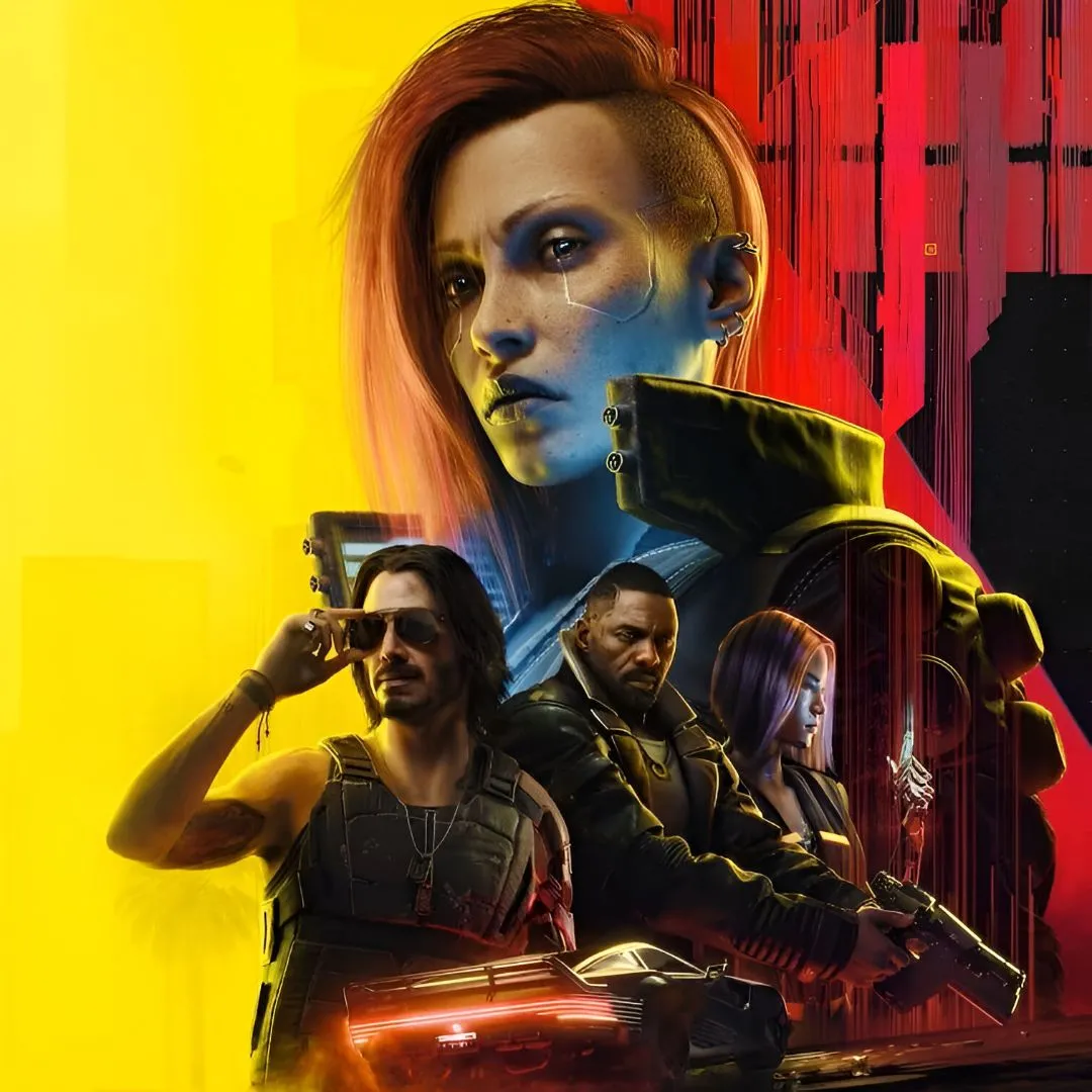 Hộp sản phẩm Cyberpunk 2077 Ultimate Edition cho Nintendo Switch 2 với logo và hình ảnh V ở Night City.