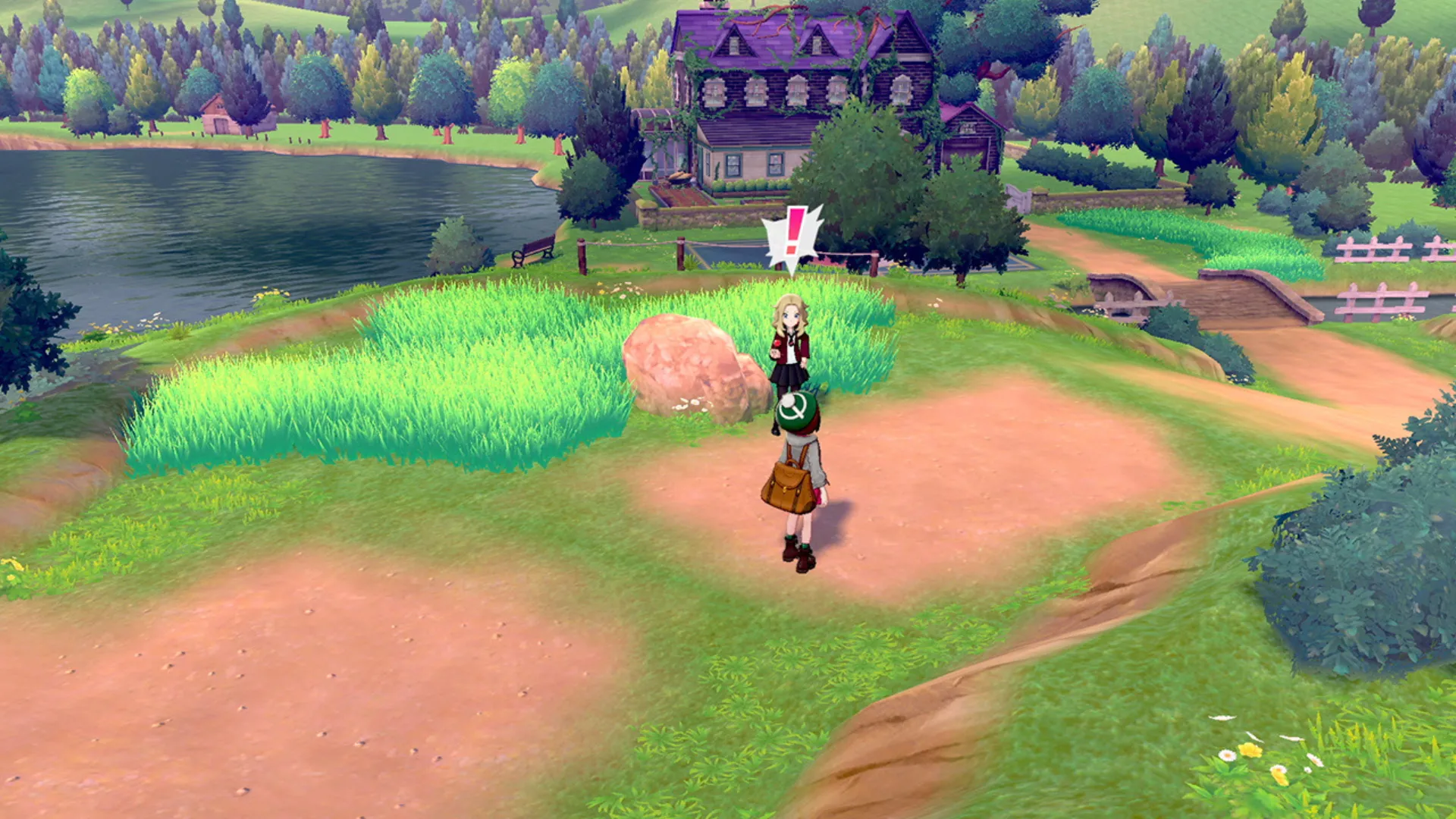 Huấn luyện viên chuẩn bị giao đấu Pokémon