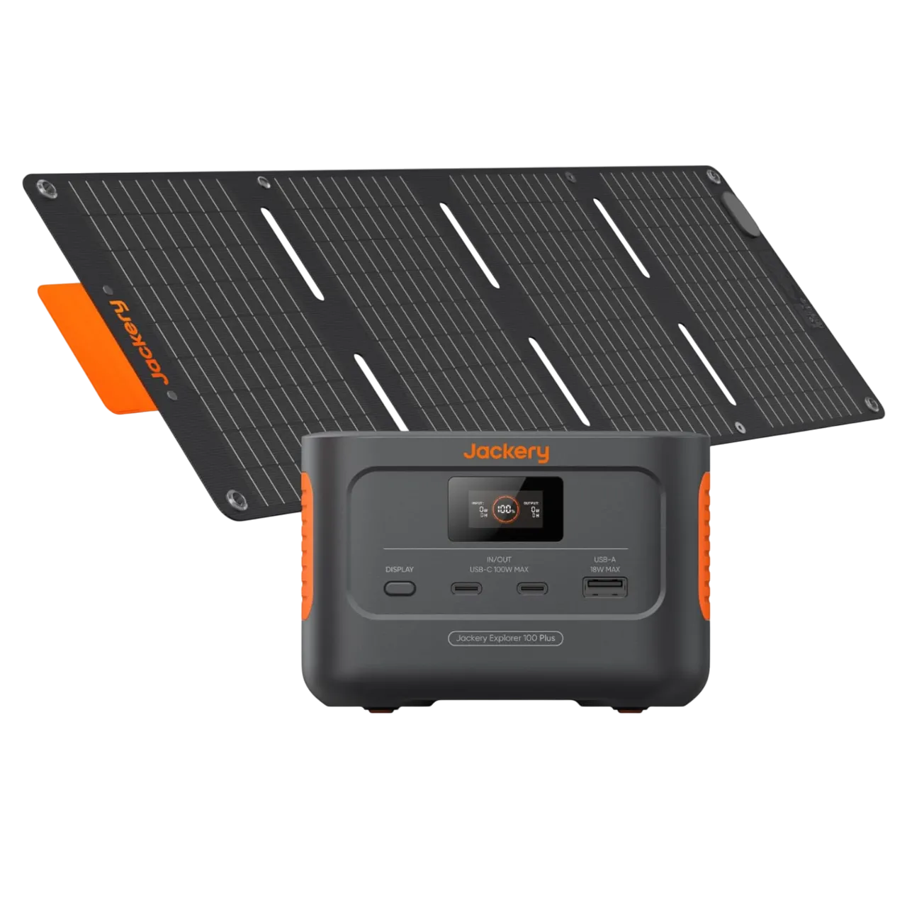 Jackery Explorer 100 Plus với thiết kế nhỏ gọn và các cổng sạc tiện lợi