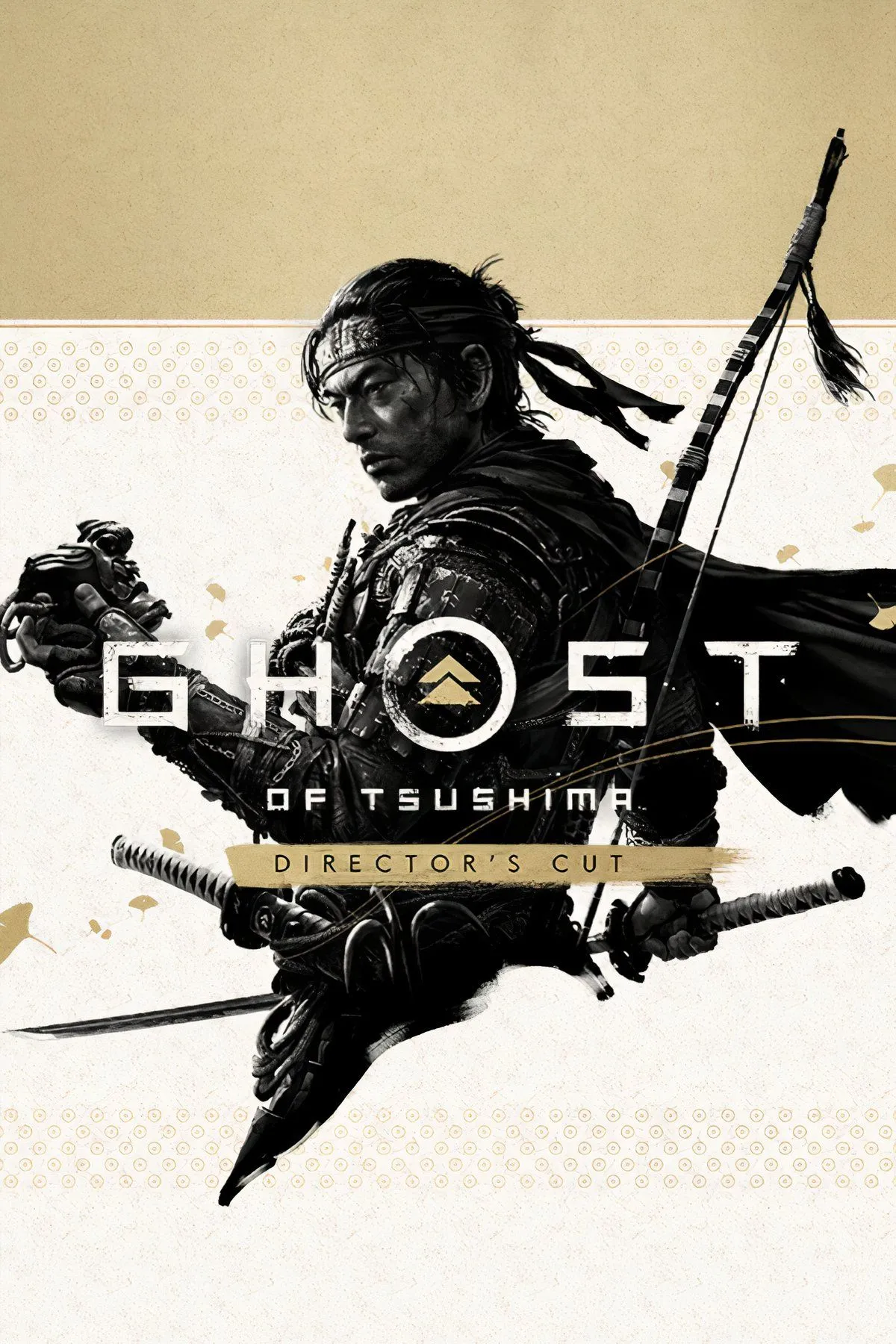 Jin Sakai trong Ghost of Tsushima Director's Cut đang đứng giữa cánh đồng hoa oải hương tuyệt đẹp trên đảo Tsushima.