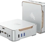 Kamrui GK3Plus Mini PC nhỏ gọn đặt trên bàn làm việc