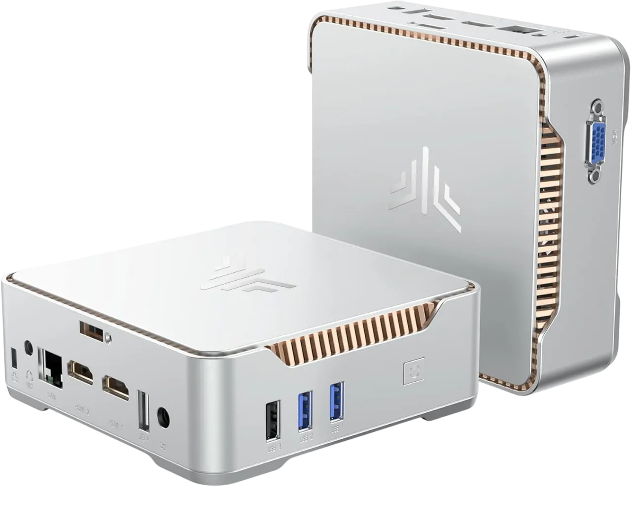 Kamrui GK3Plus Mini PC nhỏ gọn đặt trên bàn làm việc
