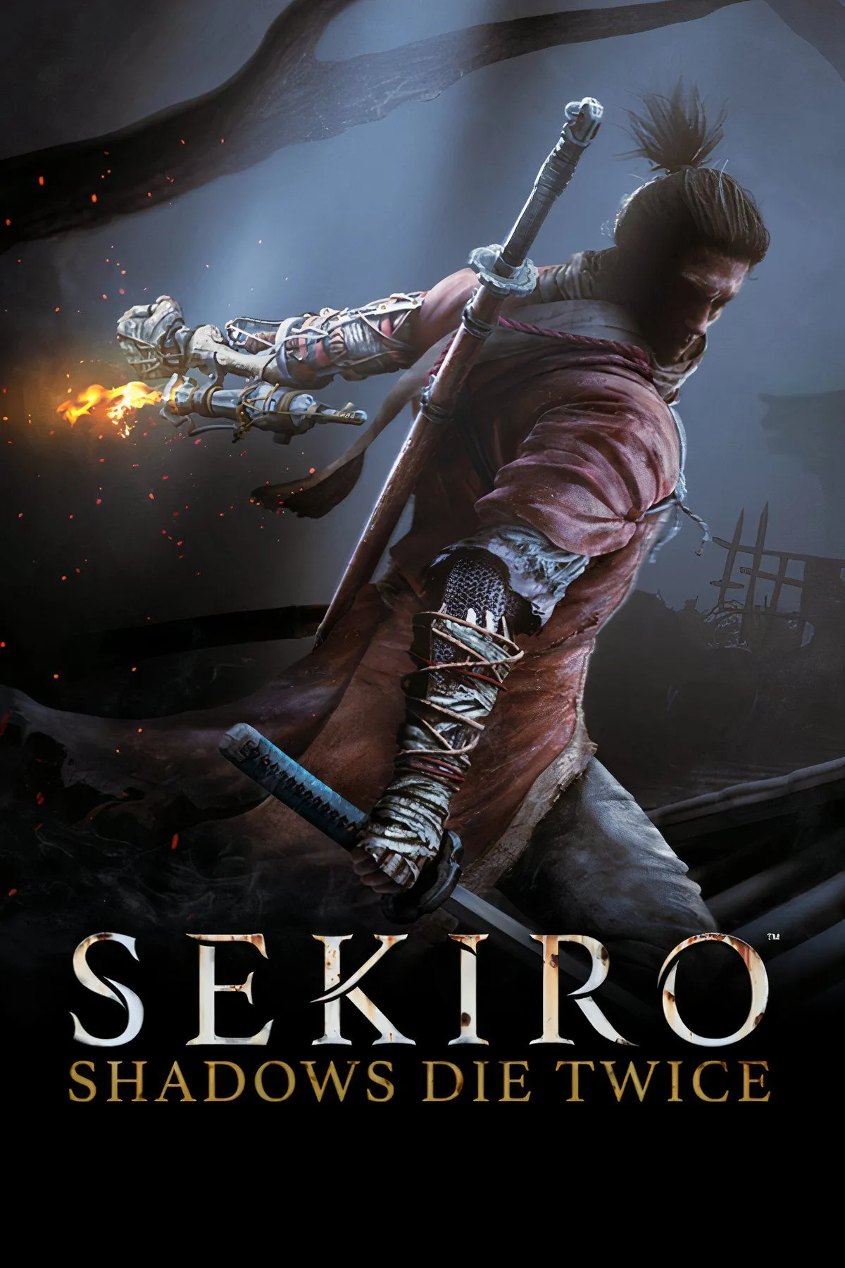 Khoảnh khắc đối đầu căng thẳng trong Sekiro: Shadows Die Twice, thể hiện phong cách chiến đấu đỉnh cao