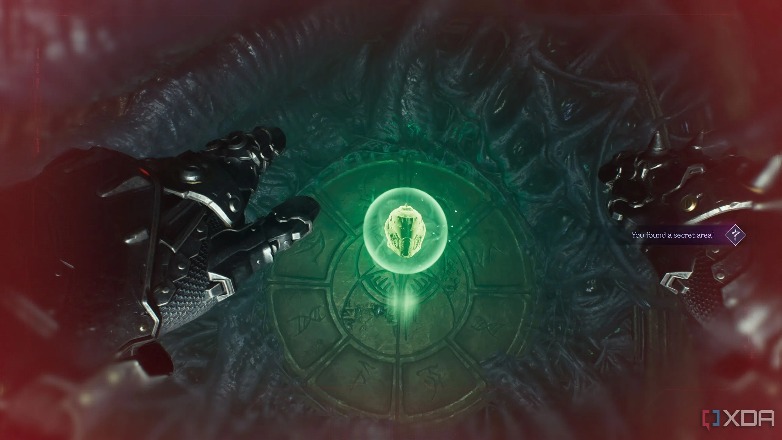 Khu vực bí mật 7 và một Life Sigil trong Doom The Dark Ages