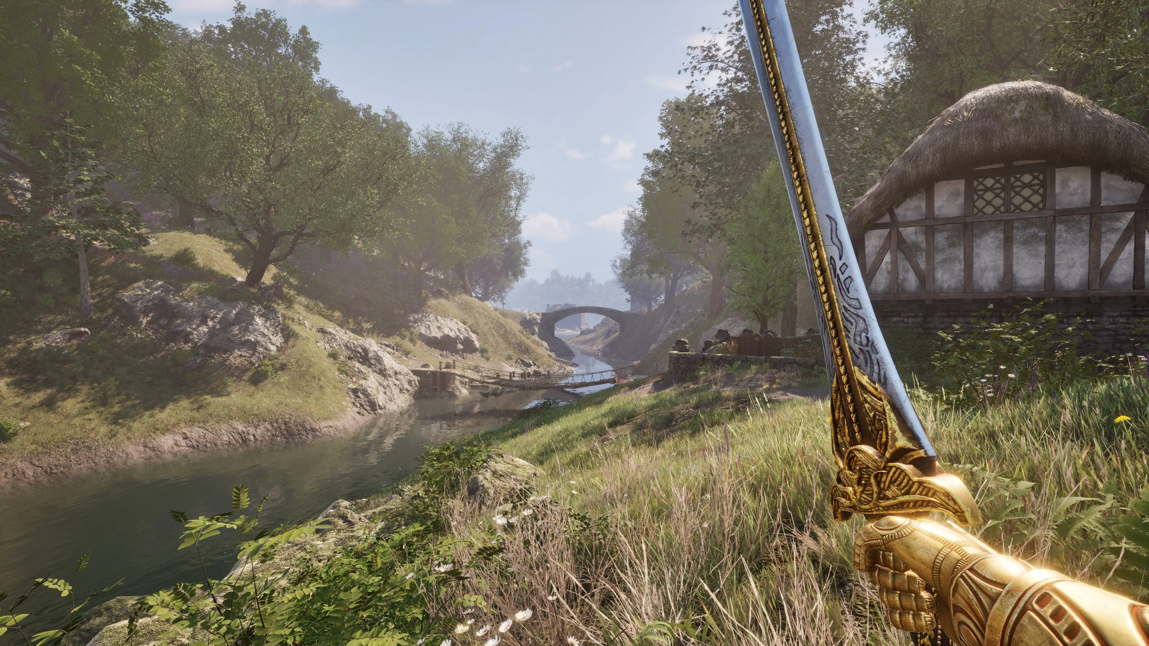 Khung cảnh thành phố Imperial City được làm lại trong Oblivion Remastered