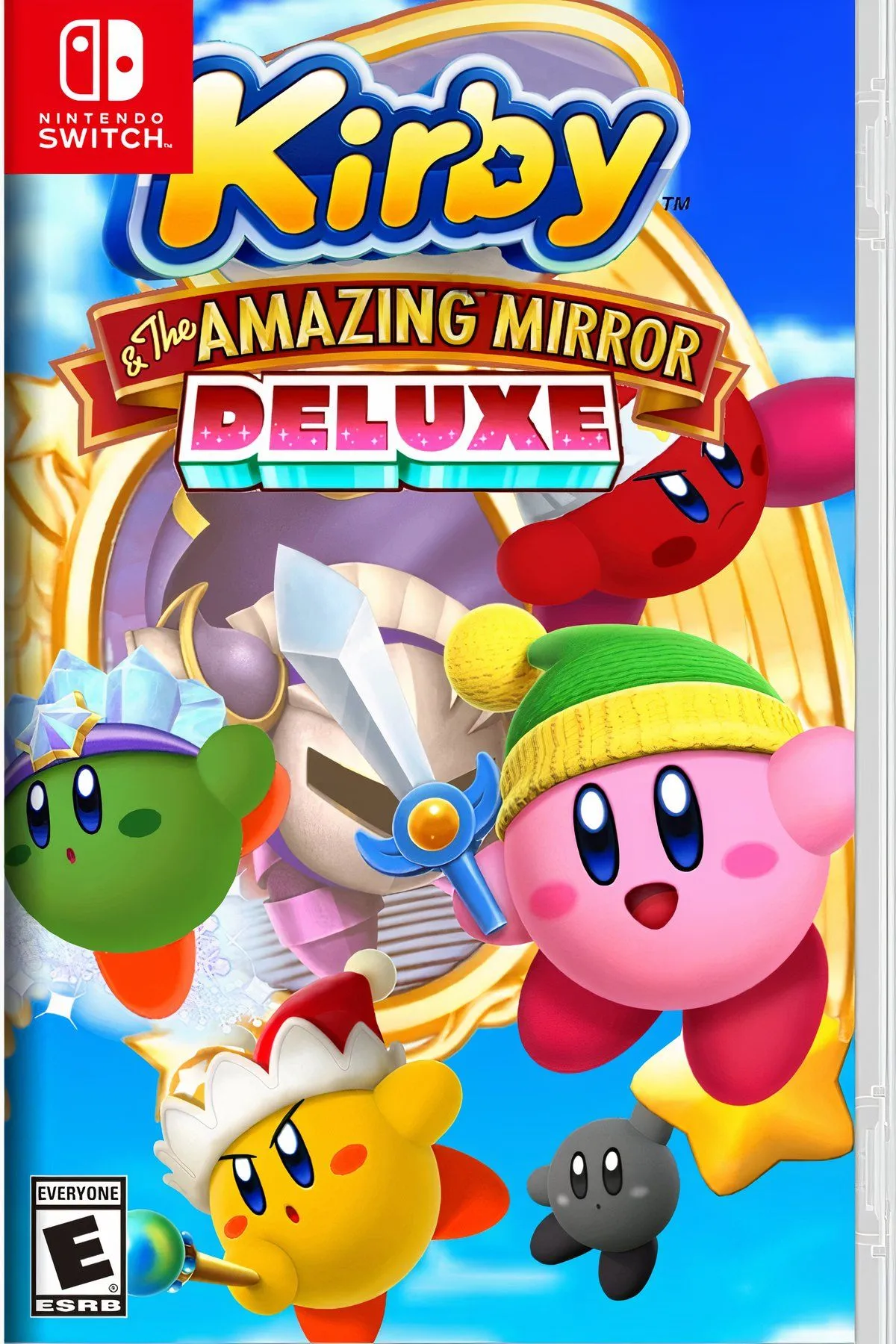 Kirby cùng các bản sao trong lối chơi Metroidvania độc đáo của Kirby &amp; the Amazing Mirror