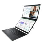 Laptop Asus Zenbook Duo nổi bật với thiết kế hai màn hình OLED và bàn phím rời đa năng