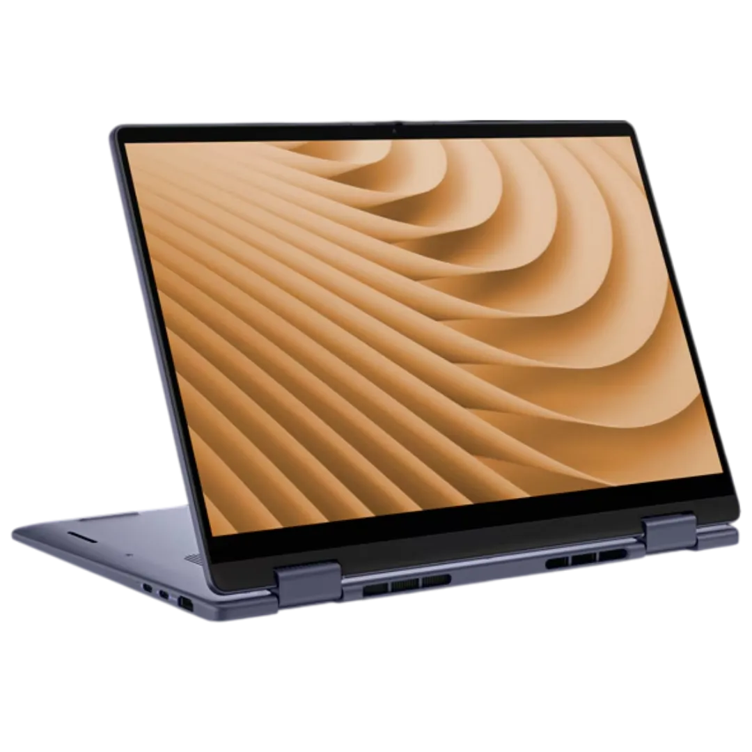 Laptop Dell 14 Plus 2-in-1 trong chế độ trình chiếu