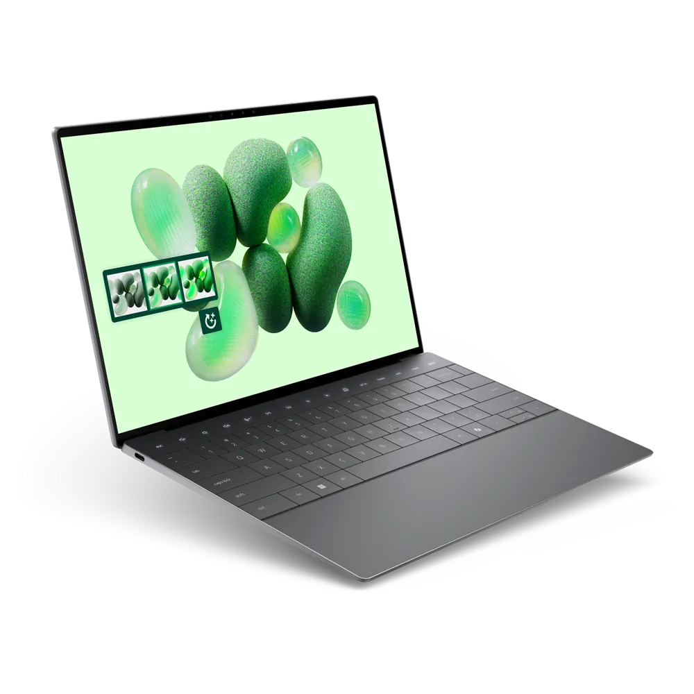 Laptop Dell XPS 13 (2024) với thiết kế mỏng nhẹ màu than chì