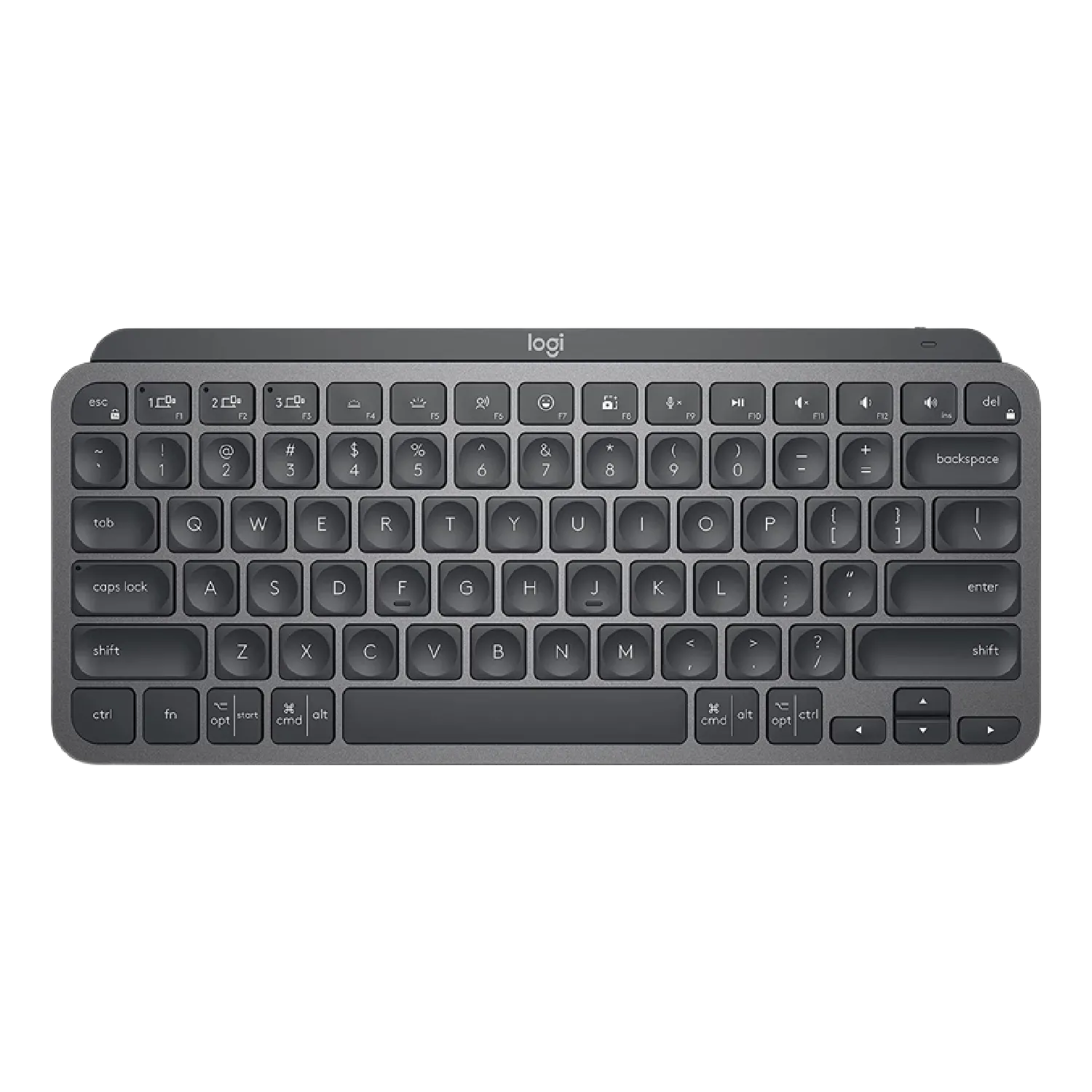 Logitech MX Keys Mini, bàn phím không dây cao cấp nhỏ gọn màu đen