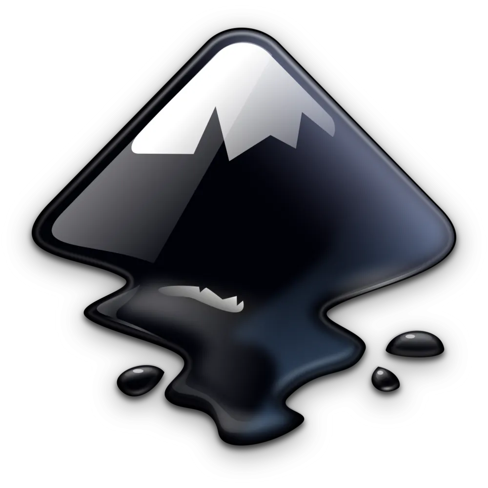 Logo phần mềm Inkscape, một công cụ đồ họa vector và chỉnh sửa PDF