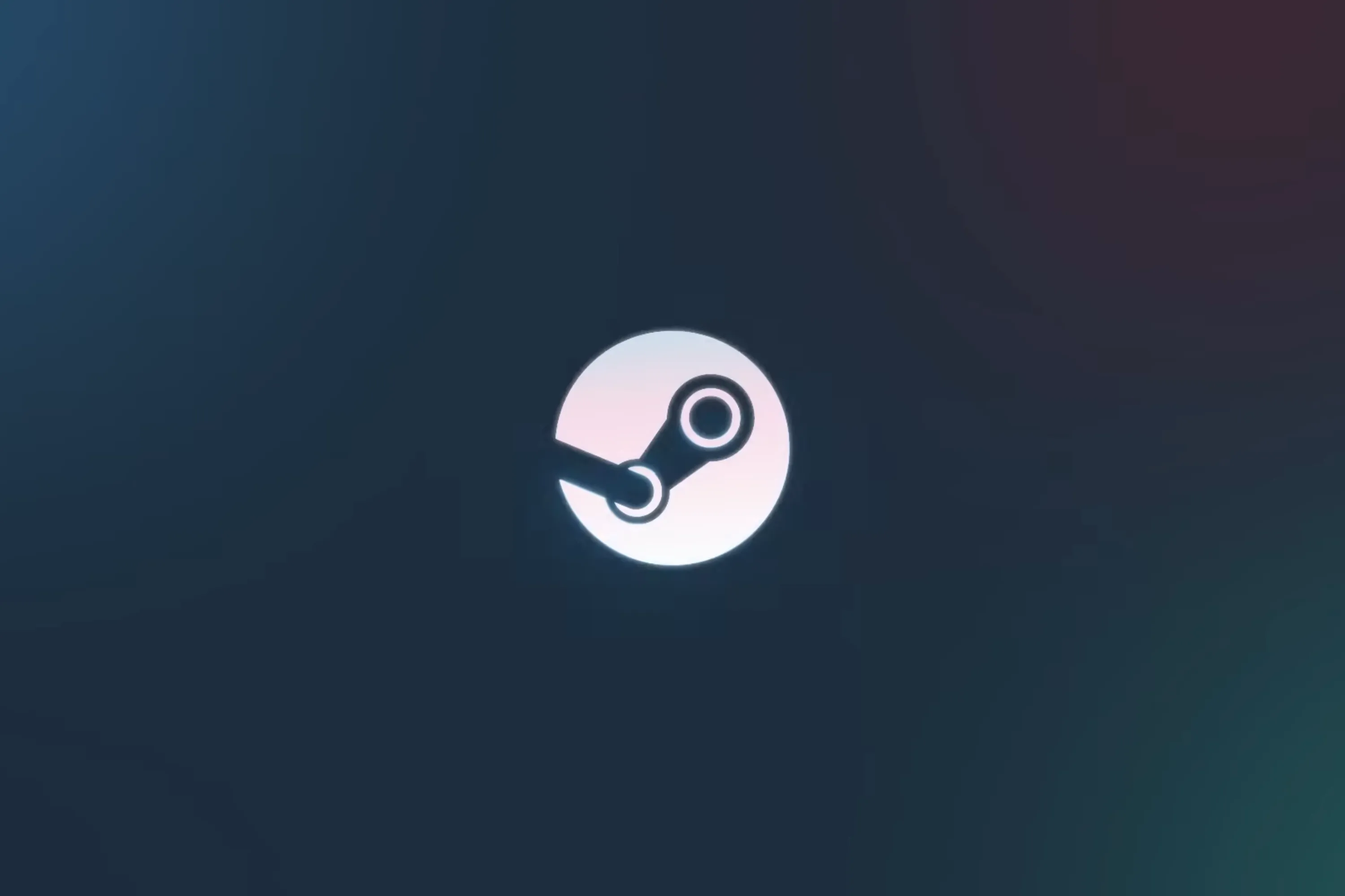 Logo Steam trên nền gradient biểu tượng cho nền tảng chơi game PC