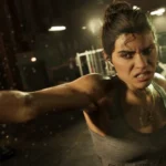 Lucia tập đấm bốc trong phòng gym GTA VI