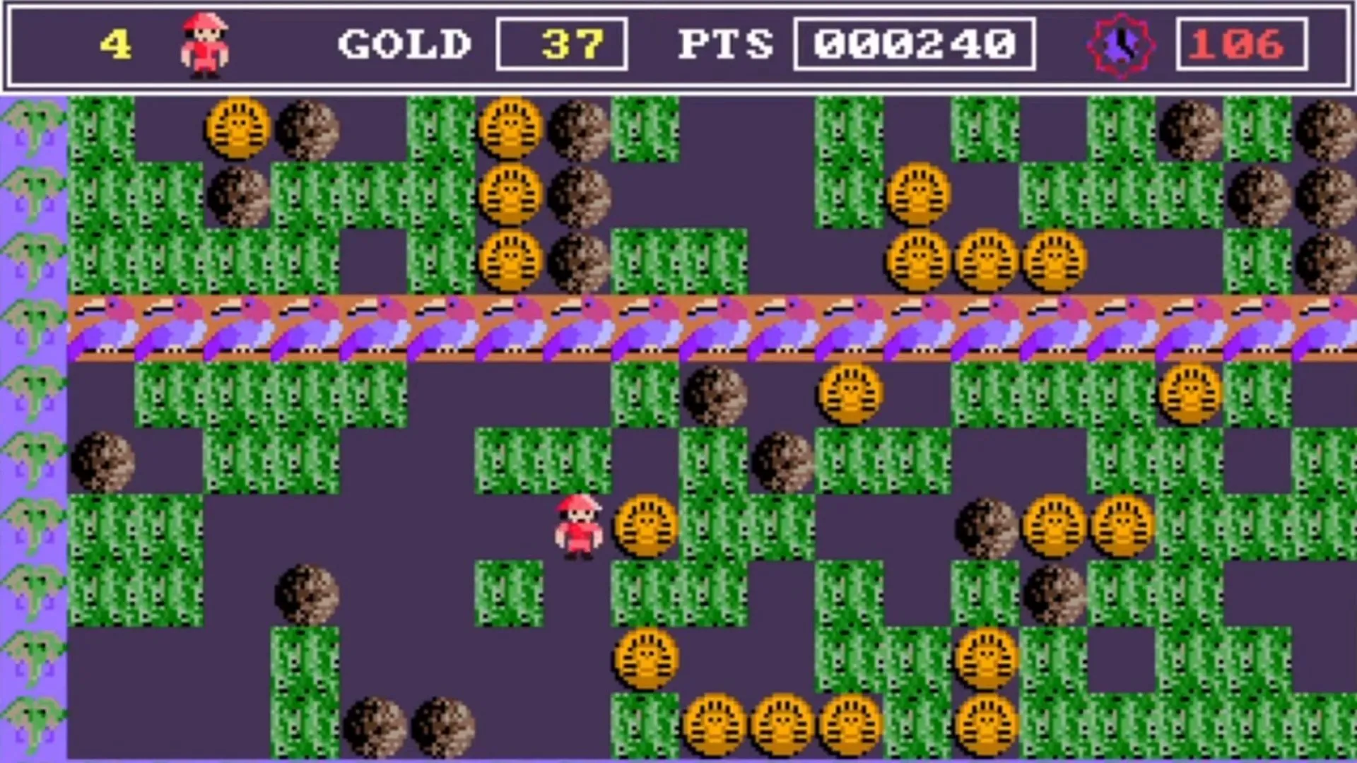 Màn chơi đầu tiên trong tựa game arcade kinh điển Rockford trên PC