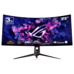 Màn hình ASUS ROG Swift PG39 OLED 39 inch với thiết kế cong ấn tượng, biểu tượng của hiệu năng gaming đỉnh cao.