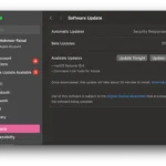 Màn hình cập nhật phần mềm macOS với thời gian ước tính cài đặt, minh họa tính năng tương tự trên Windows 11