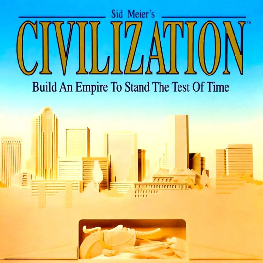 Màn hình khởi động game Sid Meier's Civilization (1991) giới thiệu thể loại 4X