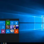 Màn hình máy tính Windows 10 với giao diện quen thuộc, thể hiện mô hình hệ điều hành dưới dạng dịch vụ.