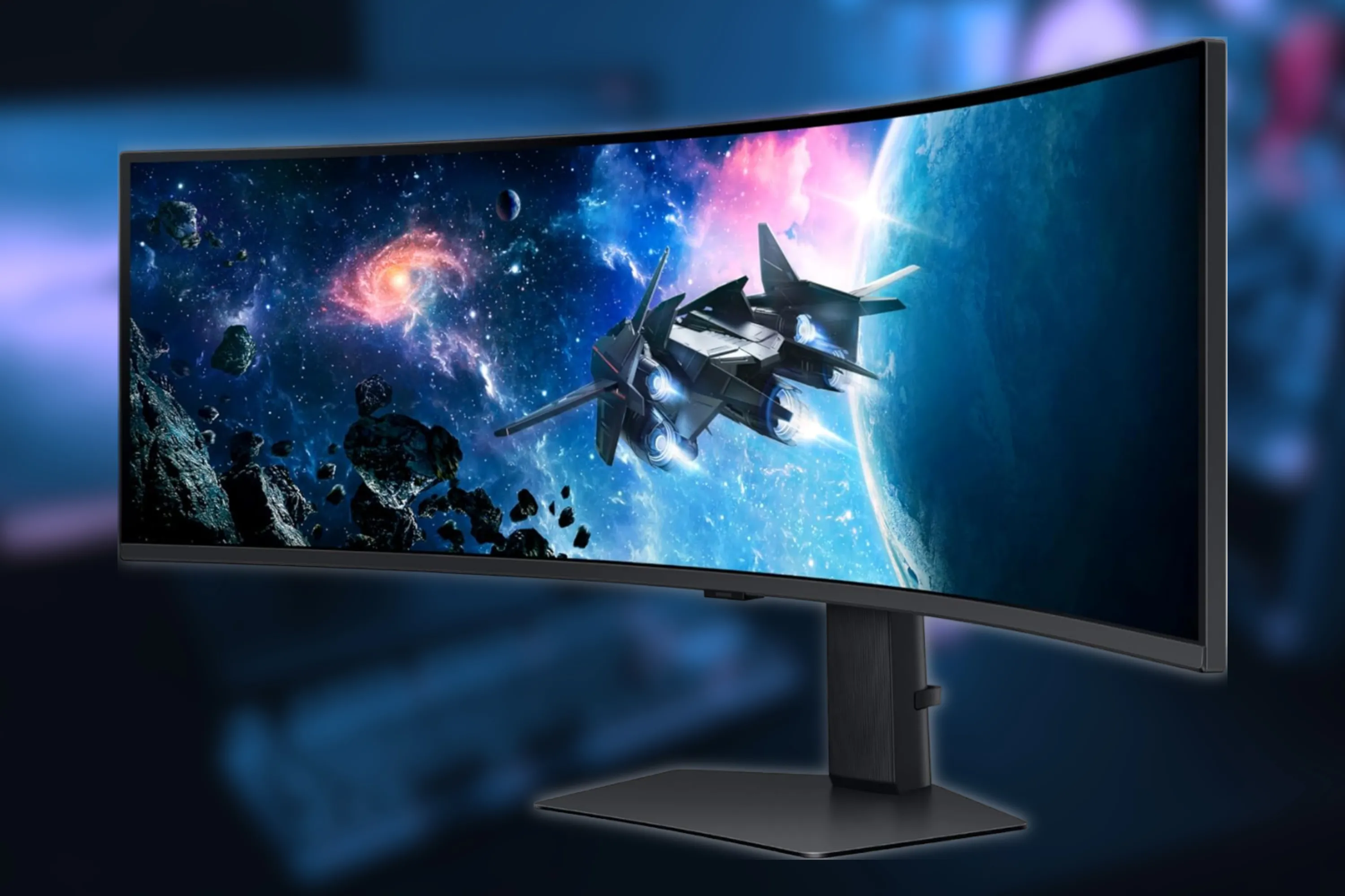 Màn hình Samsung Odyssey G9 49 inch với thiết kế gaming ấn tượng và ánh sáng Core Lighting