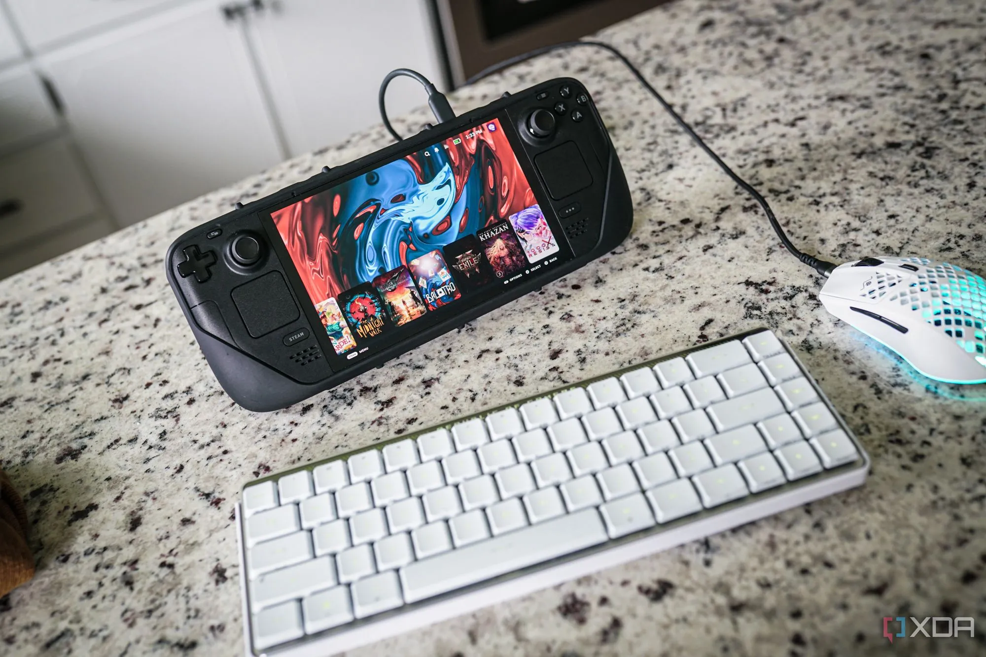 Màn hình Steam Deck hiển thị Obsidian trong danh sách các ứng dụng không phải Steam, chuẩn bị cho việc cấu hình tay cầm và thêm artwork.
