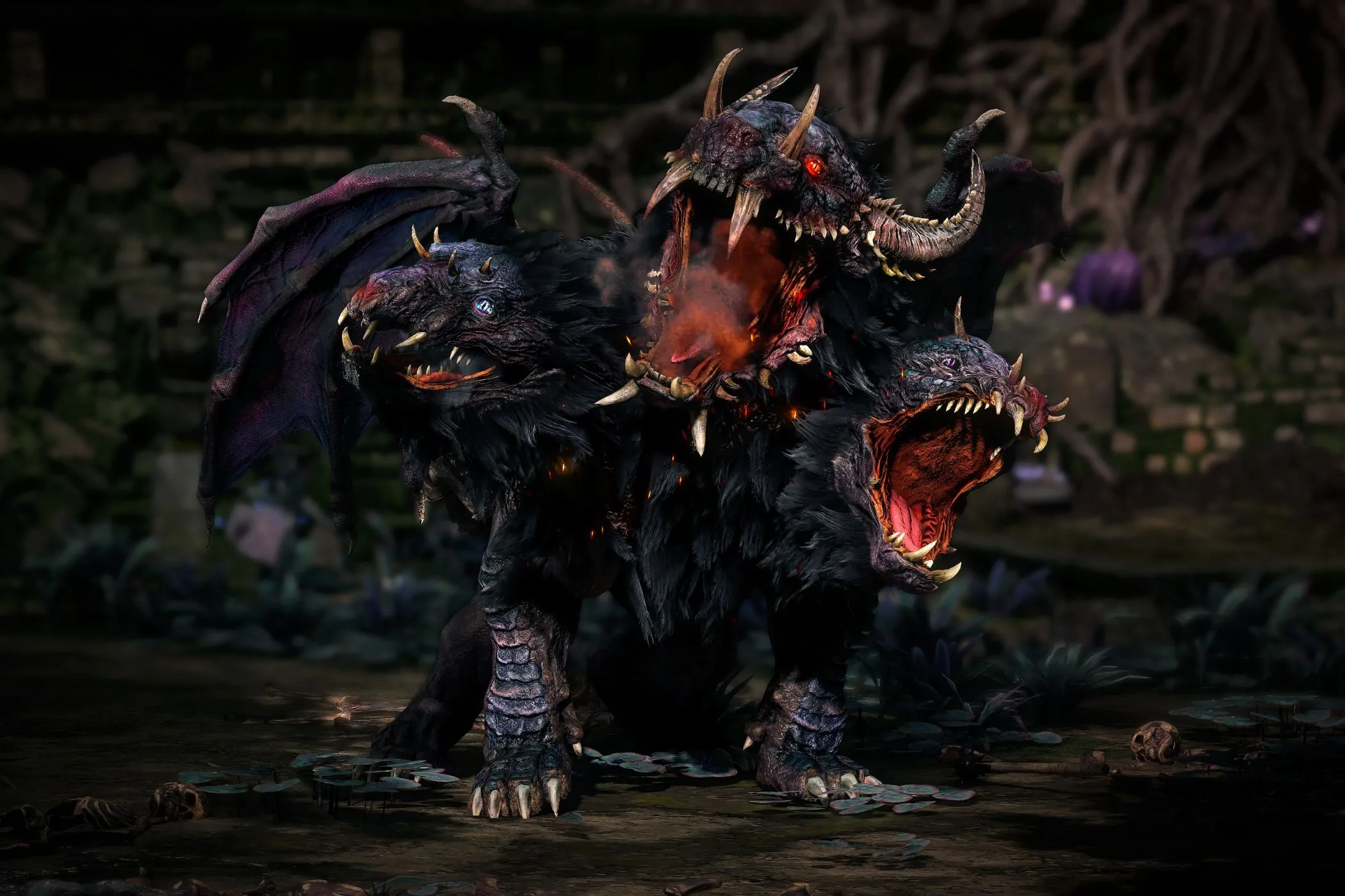 Màn trình diễn quái vật Cerberus ấn tượng trong Path of Exile 2, cho thấy sự đầu tư vào trải nghiệm người chơi từ Grinding Gear Games
