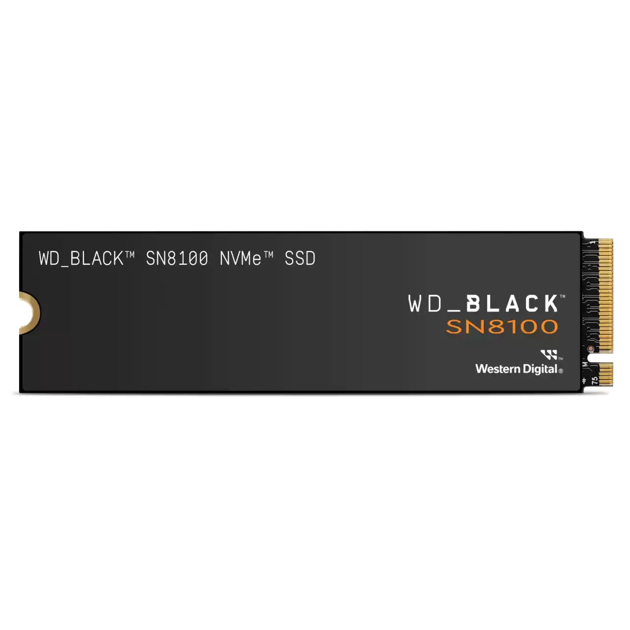 Mặt trước của ổ cứng SSD WD_Black SN8100 PCIe Gen 5 dung lượng 1TB