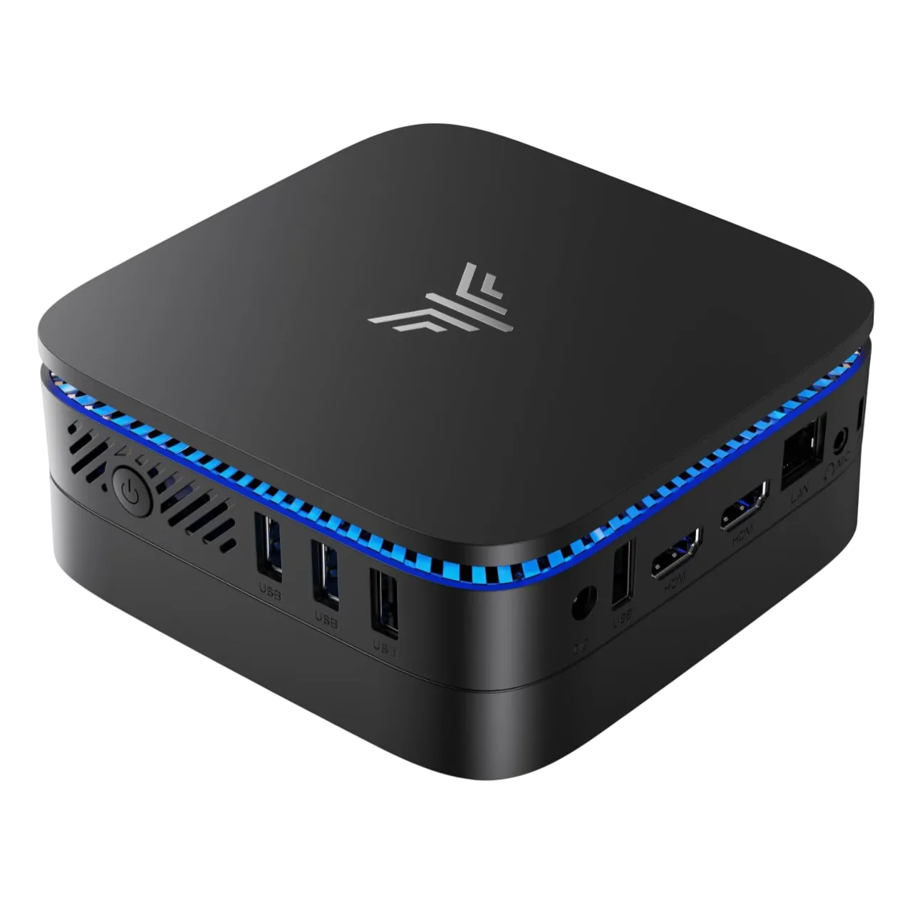 Mini PC Kamrui với thiết kế nhỏ gọn, hiện đại, tối ưu cho không gian làm việc.