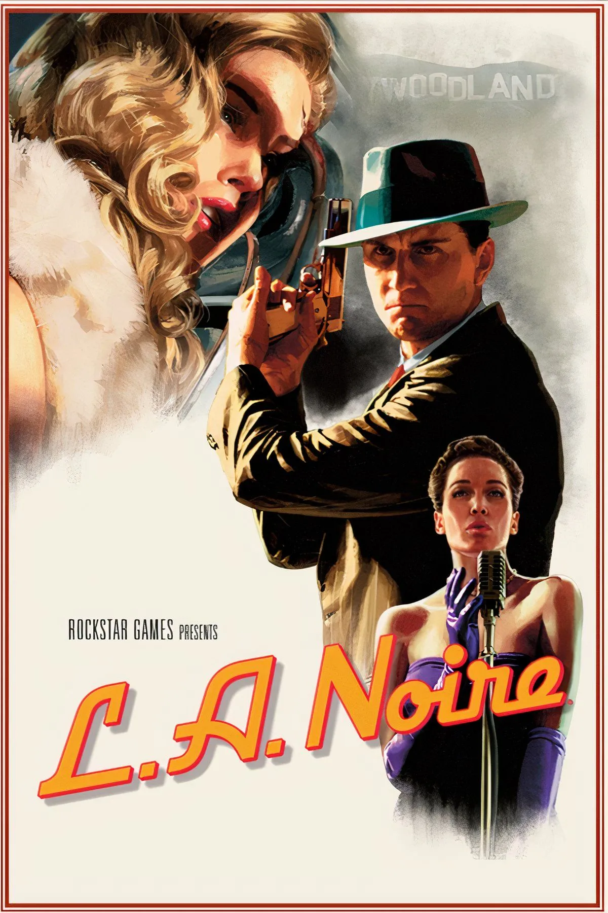 Mô tả một cảnh trong game L.A. Noire, thể hiện công nghệ hoạt ảnh khuôn mặt tiên tiến với các nhân vật thể hiện cảm xúc phức tạp, bối cảnh Los Angeles những năm 1940