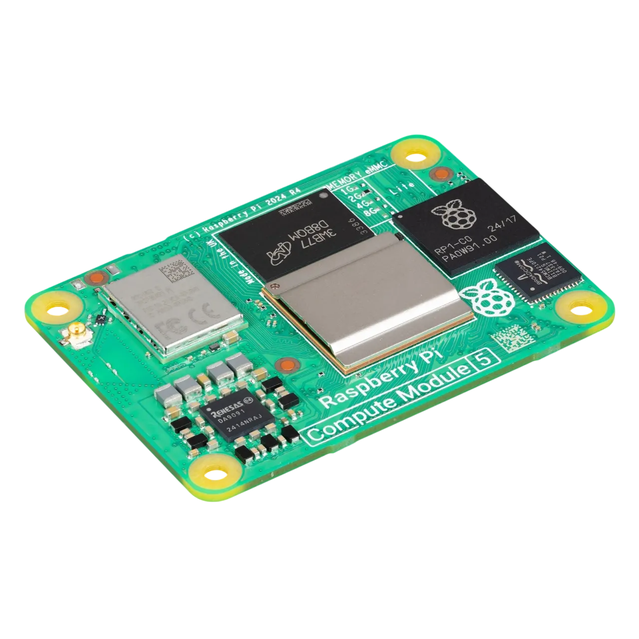 Module máy tính Raspberry Pi 5 - Linh kiện chính cho màn hình giám sát PC tùy chỉnh