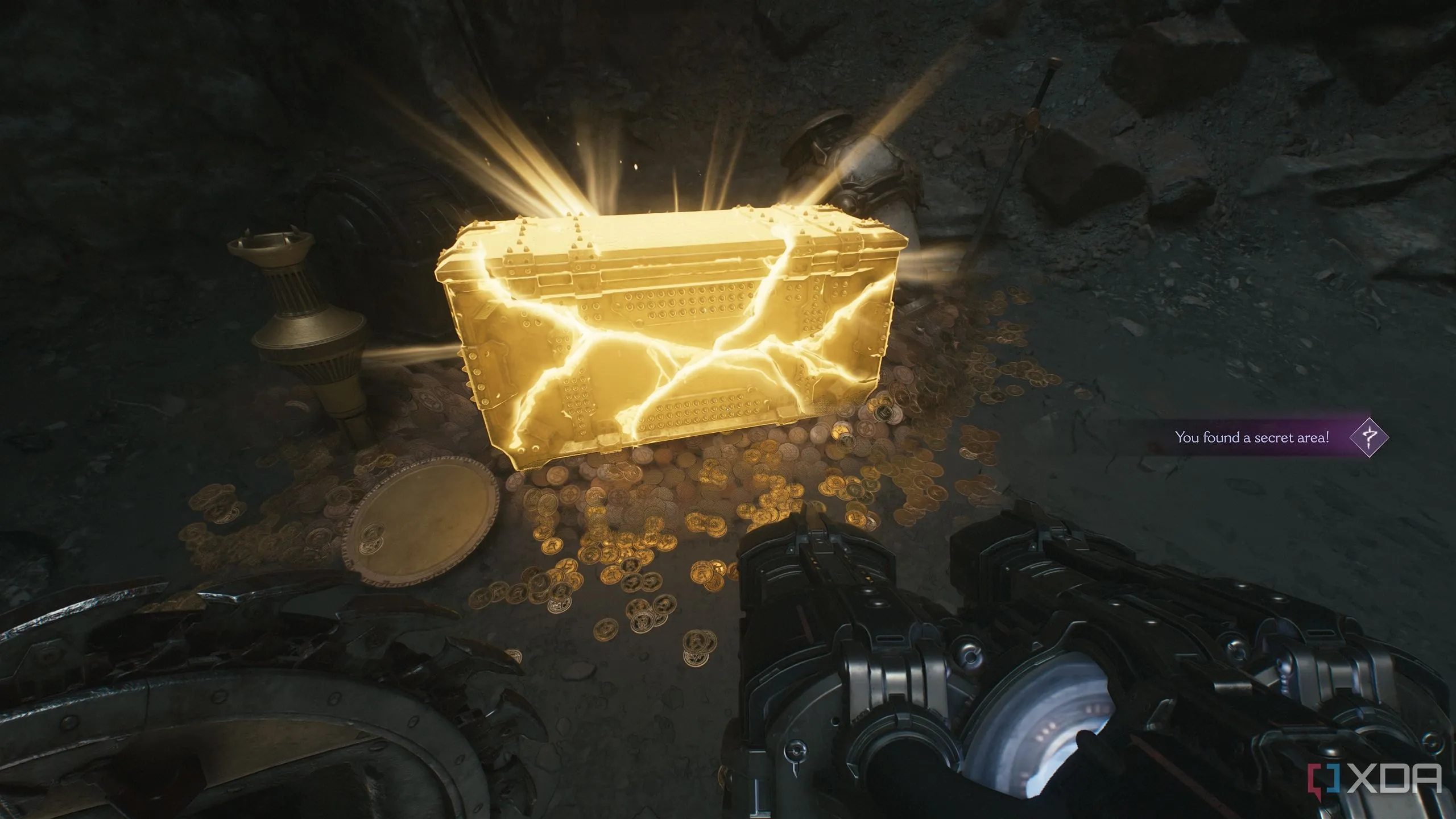 Một hòm vàng (gold chest) trong khu vực bí mật 11.