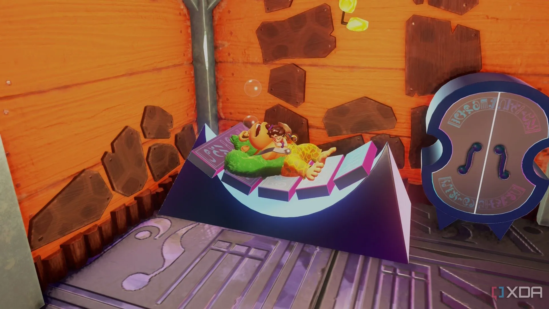 Một trong những hang ẩn náu (hideout) được Donkey Kong xây dựng trong game Donkey Kong Bananza, nơi người chơi có thể mở khóa các phần thưởng và nâng cấp.