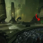 Mũi tên chỉ mục tiêu trong chương 15 Doom The Dark Ages