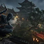 Naoe với vũ khí ẩn, sẵn sàng thực hiện ám sát bảo đảm trong Assassin's Creed Shadows