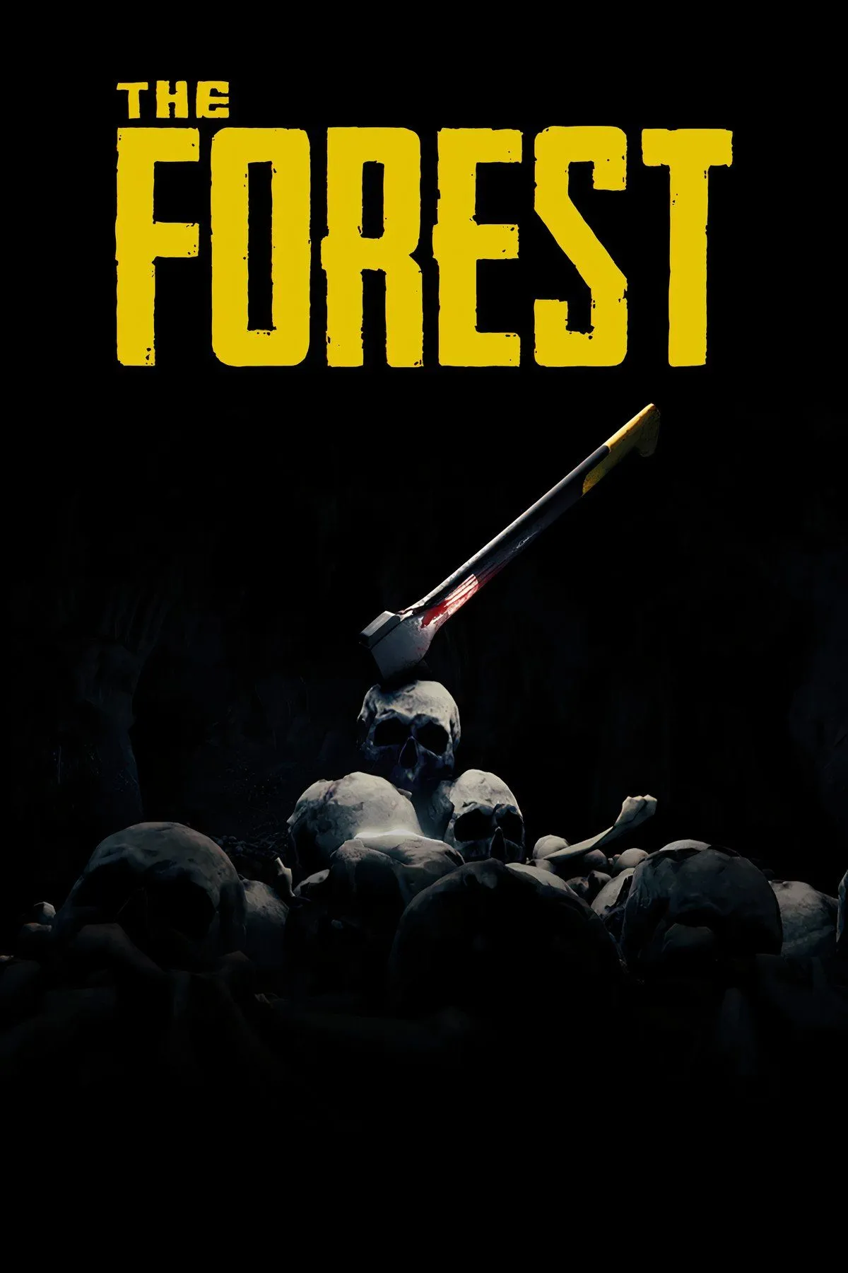 Người chơi chặt cây để thu thập tài nguyên trong The Forest, một game sinh tồn đầy thử thách.