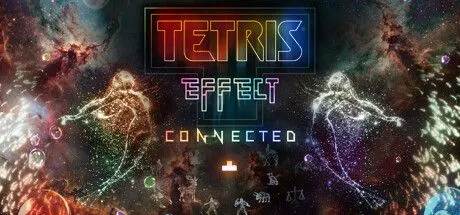 Người chơi đang trải nghiệm Tetris Effect: Connected với hiệu ứng hình ảnh và âm thanh sống động