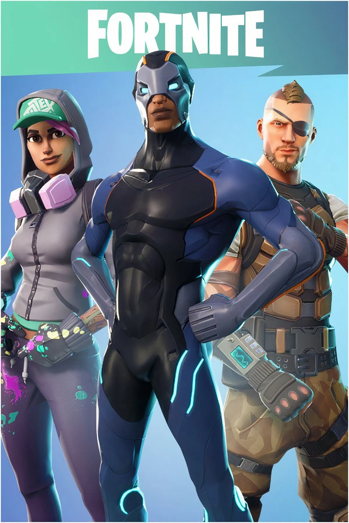 Người chơi di chuyển nhanh trong thế giới mở giống Fortnite