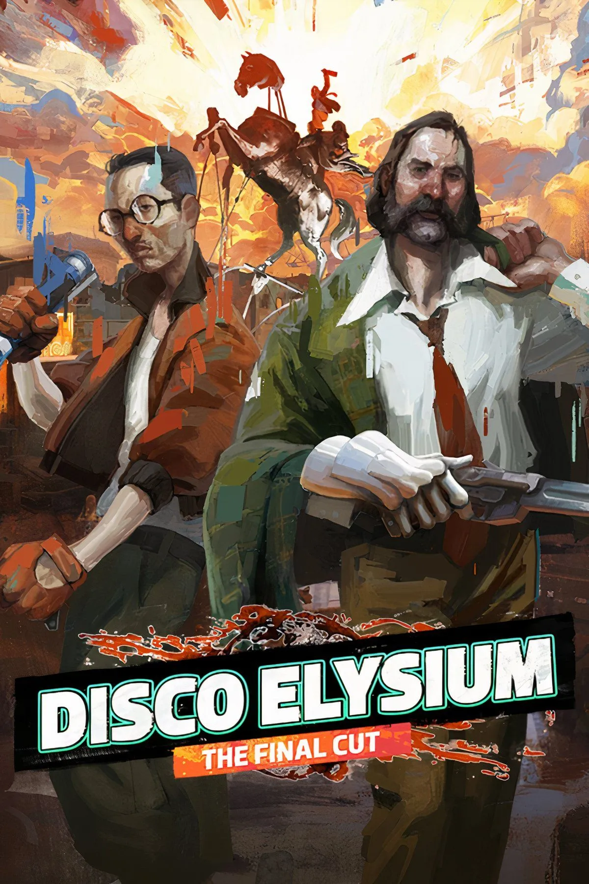 Nhân vật thám tử và khung thoại trong game nhập vai Disco Elysium