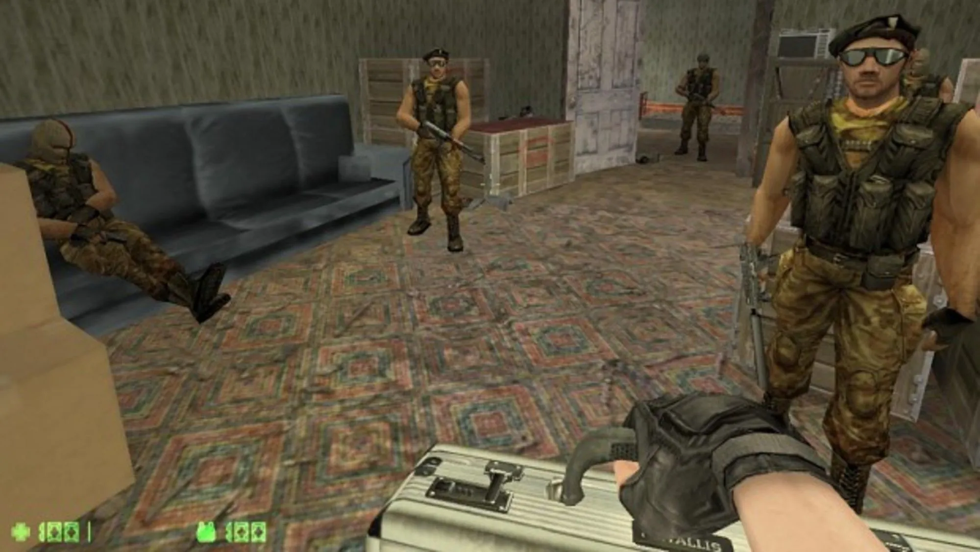 Nhân vật trong Counter-Strike Condition Zero Deleted Scenes chuẩn bị làm nhiệm vụ