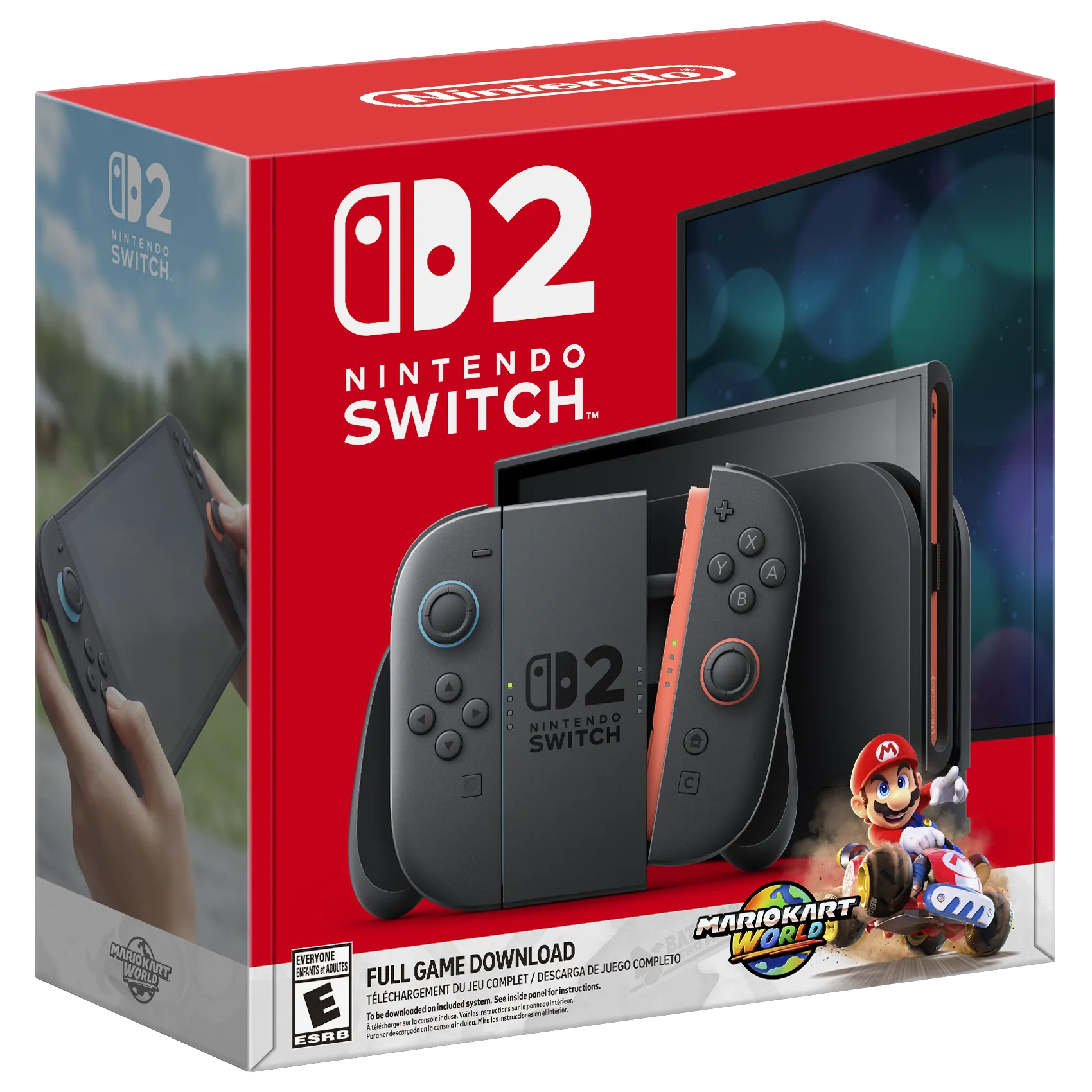 Nintendo Switch 2: Hộp máy phiên bản Mario Kart World Bundle