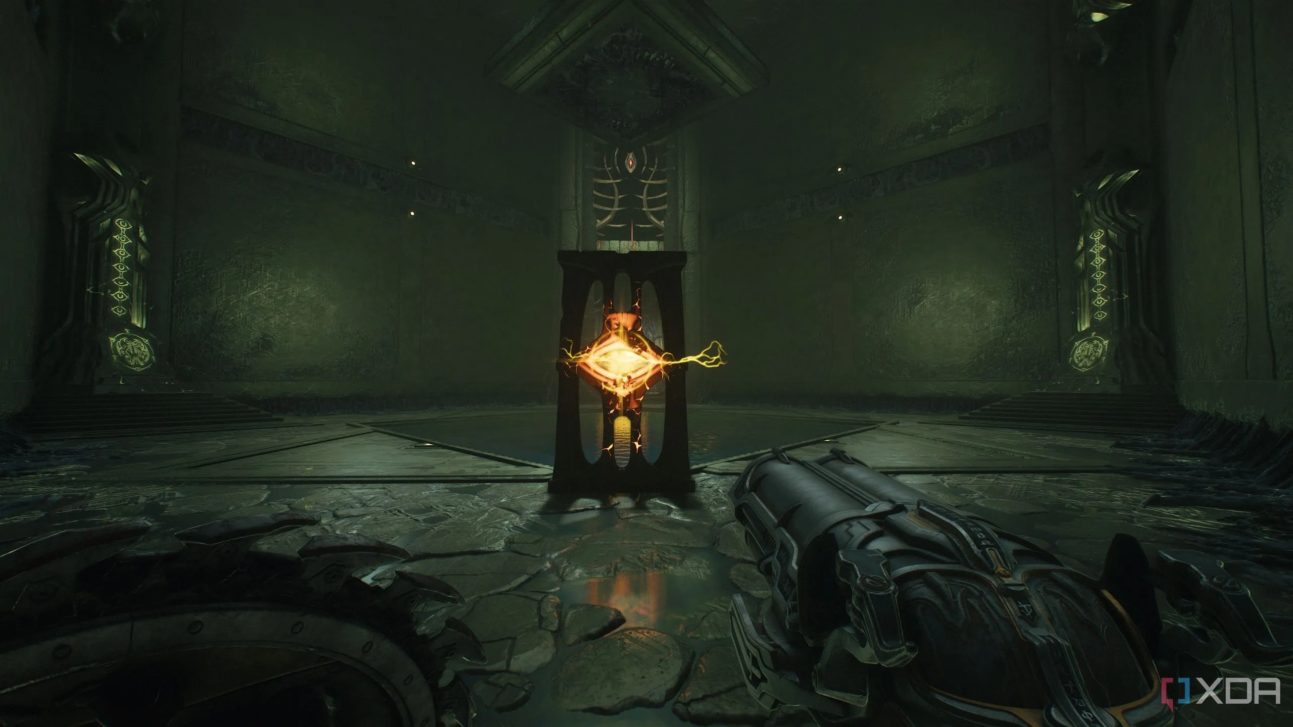 Nút Mắt Vũ Trụ cần kích hoạt để mở khóa bí mật trong Chương 16 Doom The Dark Ages