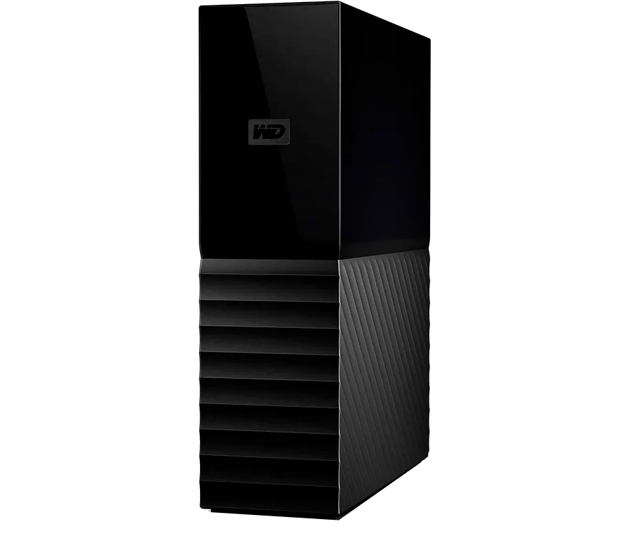 Ổ cứng di động Western Digital My Book 18TB thiết kế vỏ ngoài màu đen sang trọng