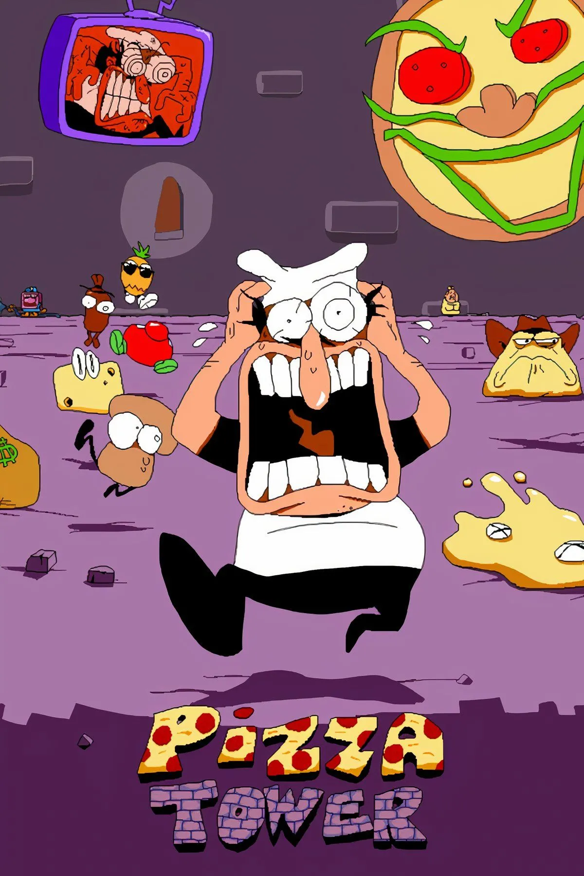 Pizza Tower là game platformer 2D nhanh và hỗn loạn, với đồ họa hoạt hình pixel art lấy cảm hứng từ thập niên 90