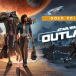 Poster game Star Wars Outlaws Gold Edition với các gói DLC và Season Pass kèm theo
