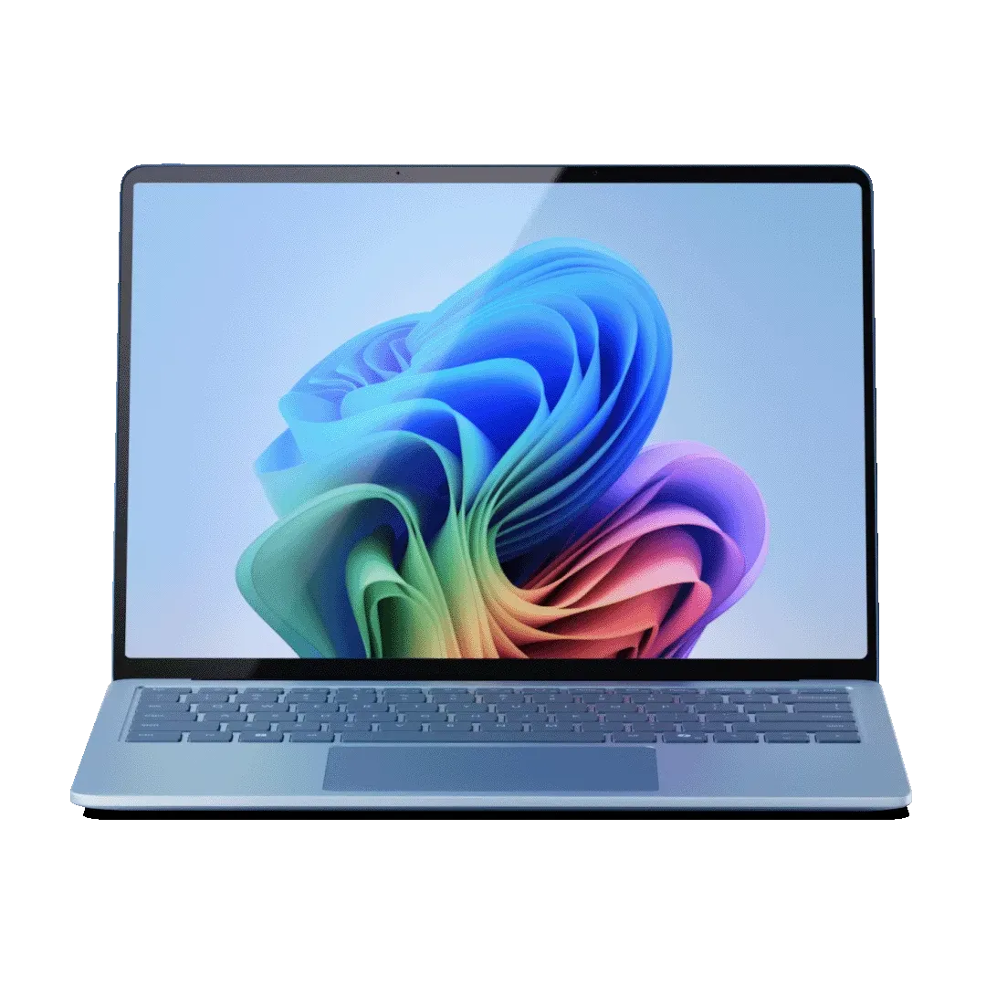 Render Surface Laptop 7 màu Sapphire với thiết kế mỏng nhẹ và viền màn hình siêu mỏng