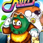 Ruffy and the Riverside: Gấu Ruffy và ong Pip trên trang bìa